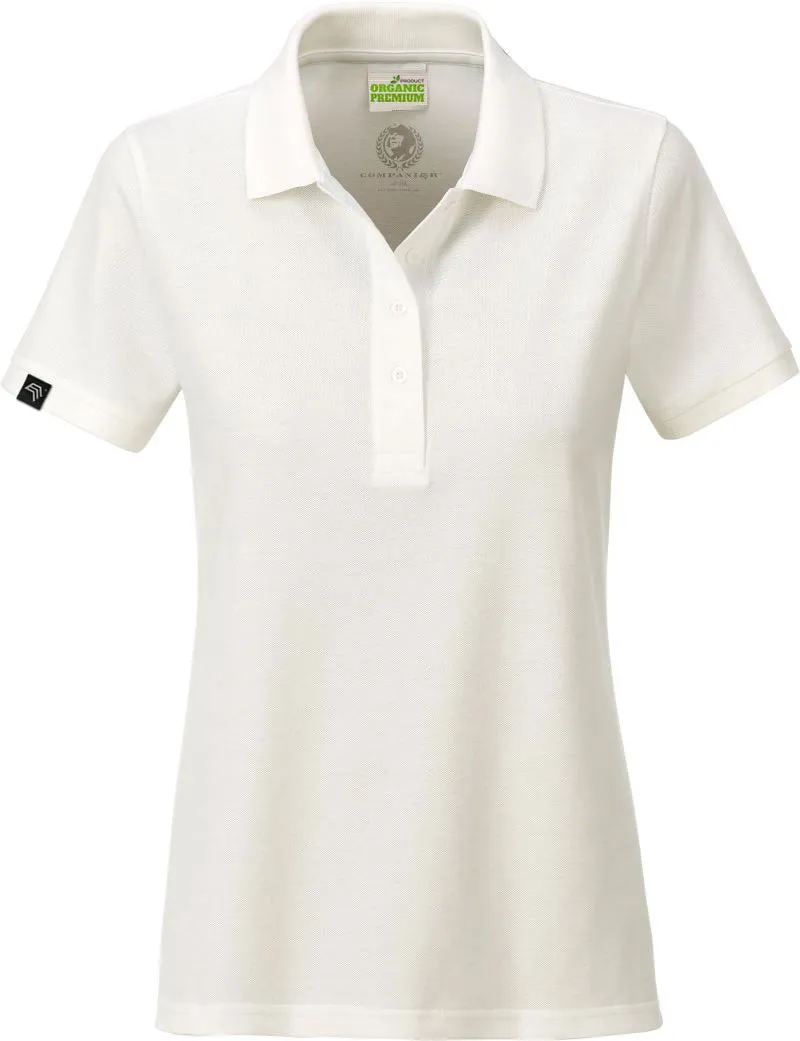 Mens Organic Cotton Polo Shirt - White Natural [XL] - Sustainable Fashion