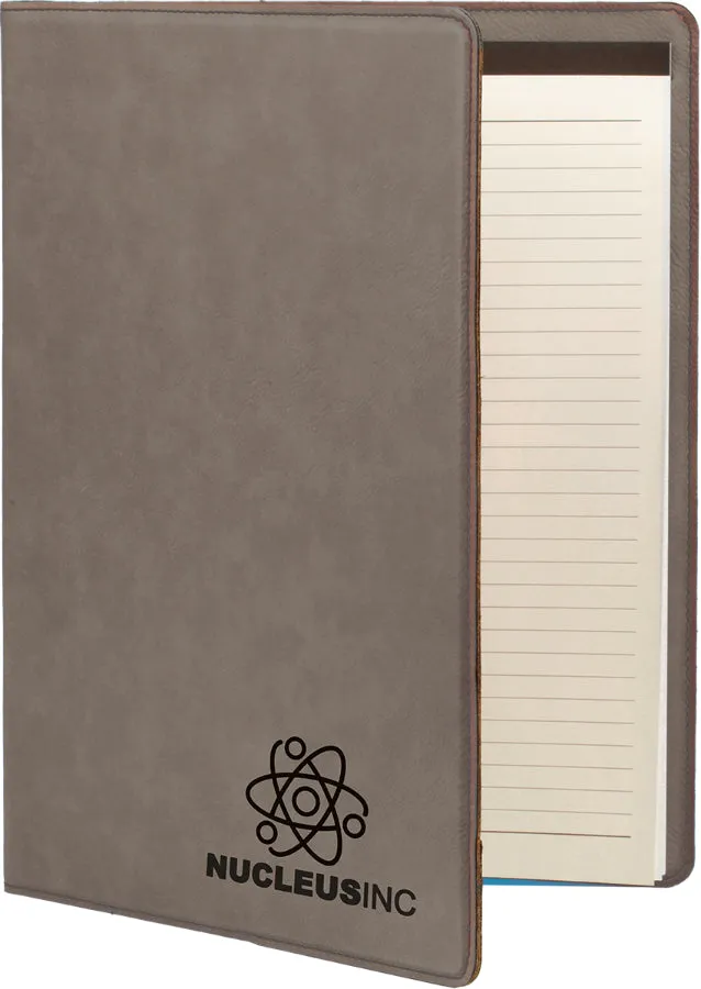 7" x 9" Leatherette Small Portfolio with Notepad