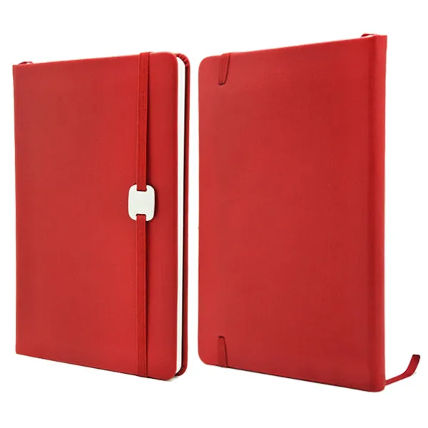 A5 Hard Cover Notebook with Metal Plate