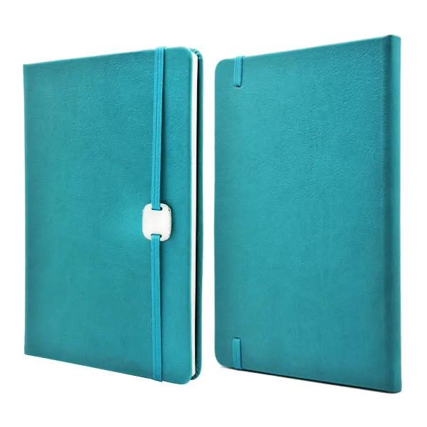 A5 Hard Cover Notebook with Metal Plate