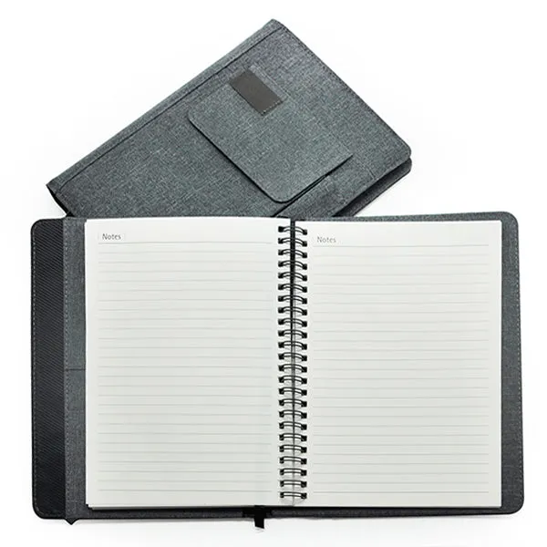 A5 Notebook with Front pocket and pen slot