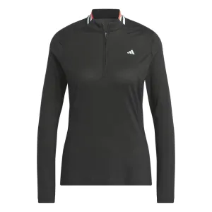 adidas Ladies Ultimate365 Tour Long Sleeve Mock Polo Shirt IB2070