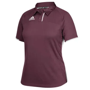 adidas Women's Collegiate Burgundy Climacool Utility Polo