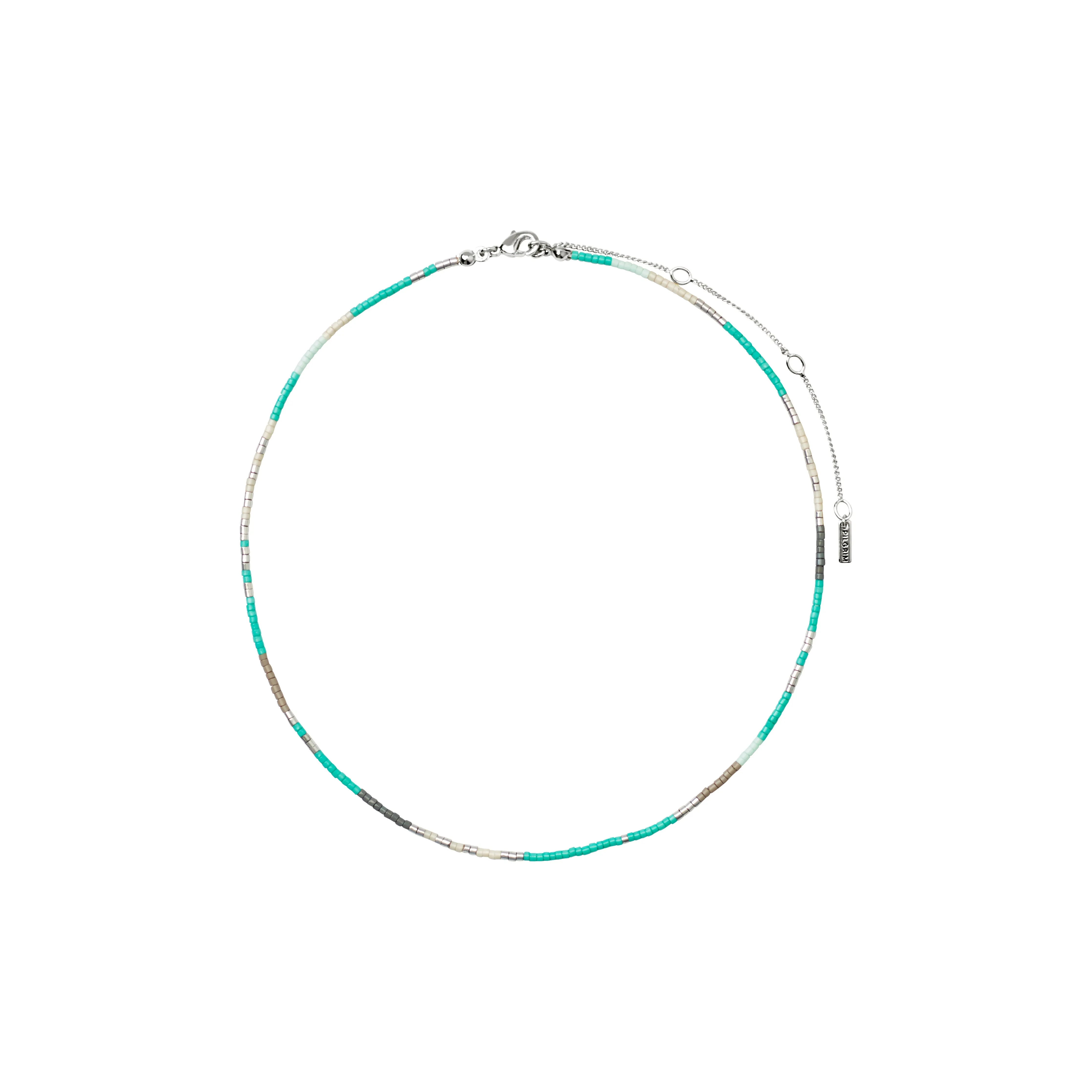 ALISON necklace mint, silver-plated