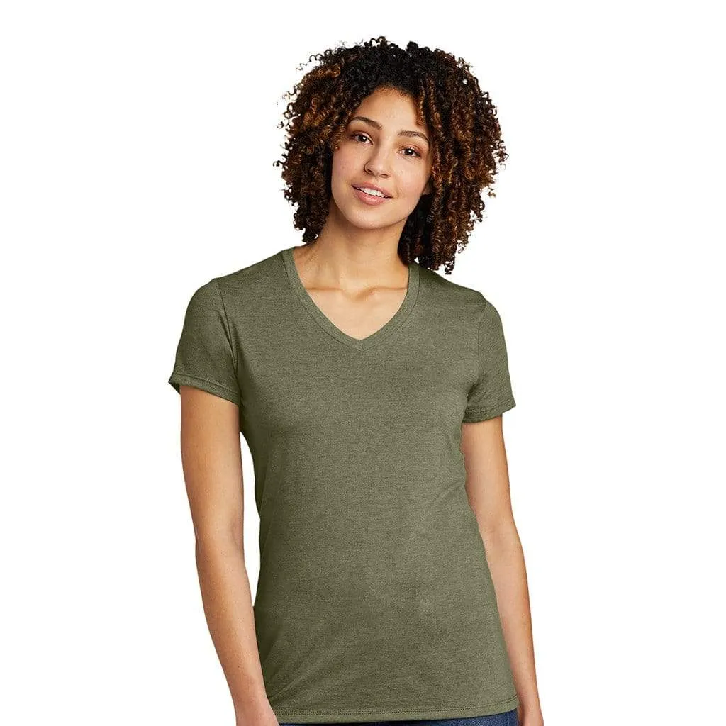 Allmade Women's Tri-Blend V-Neck T-Shirt