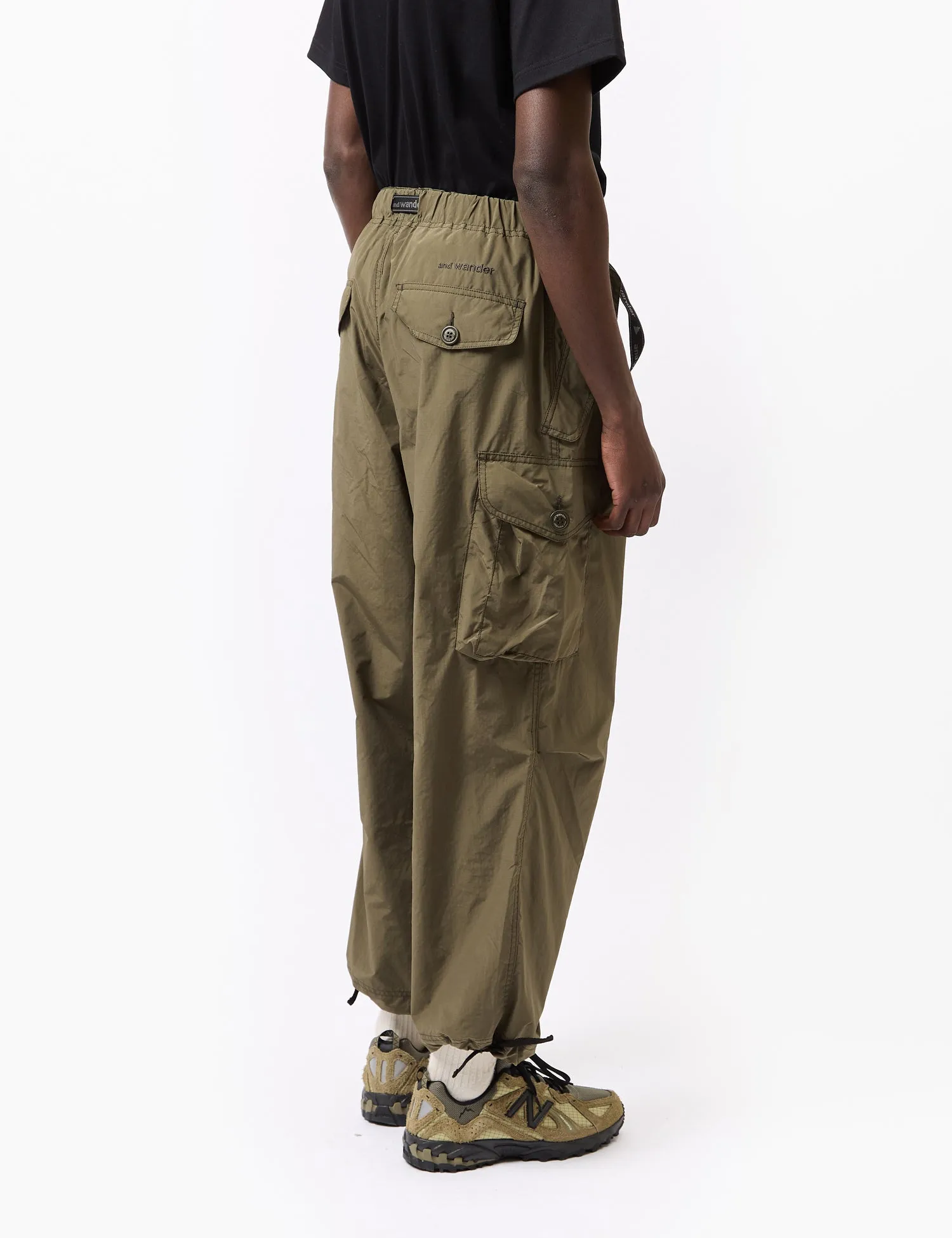 and Wander Oversized Cargo Pants - Khaki