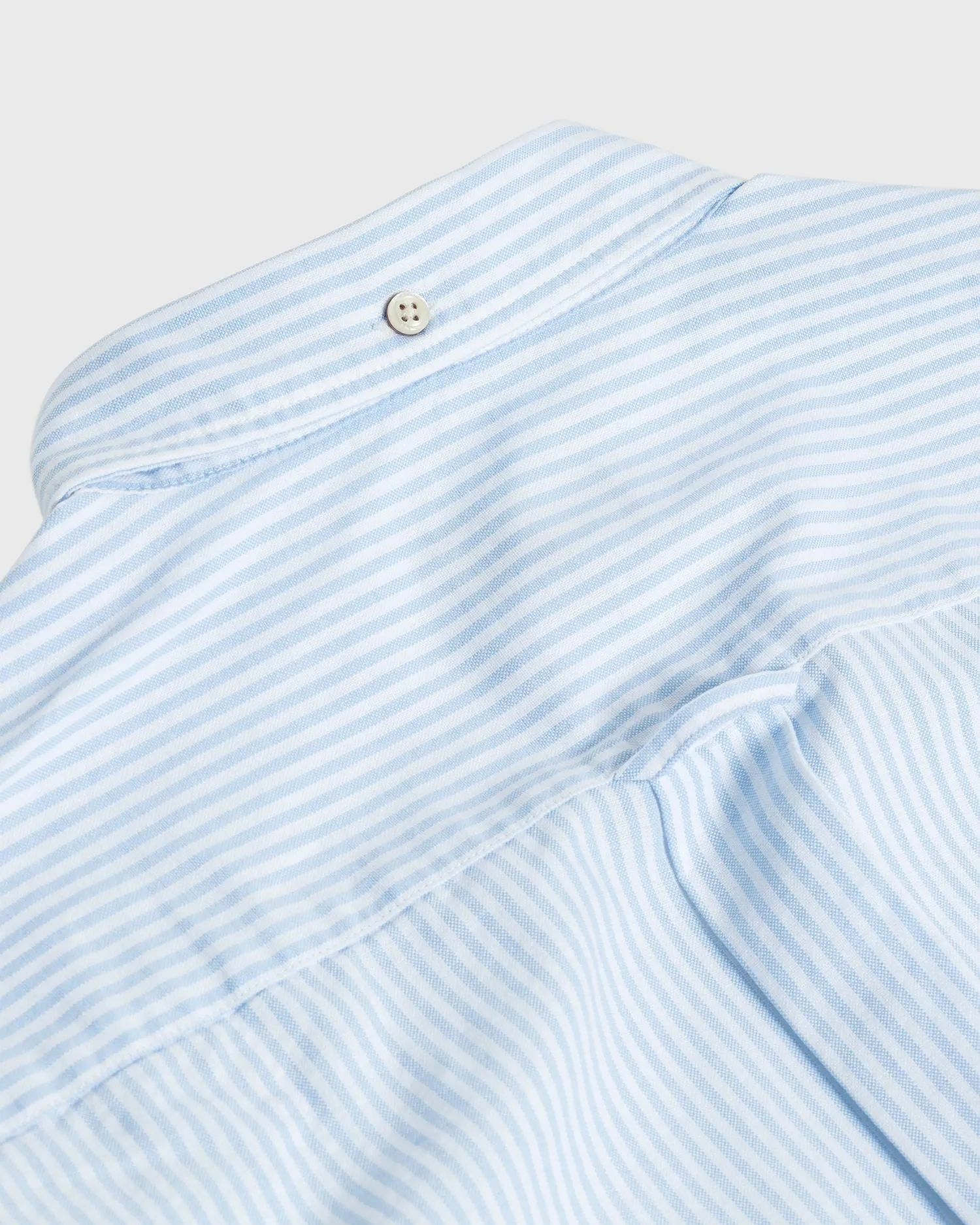 Banker Stripe Oxford - Capri Blue