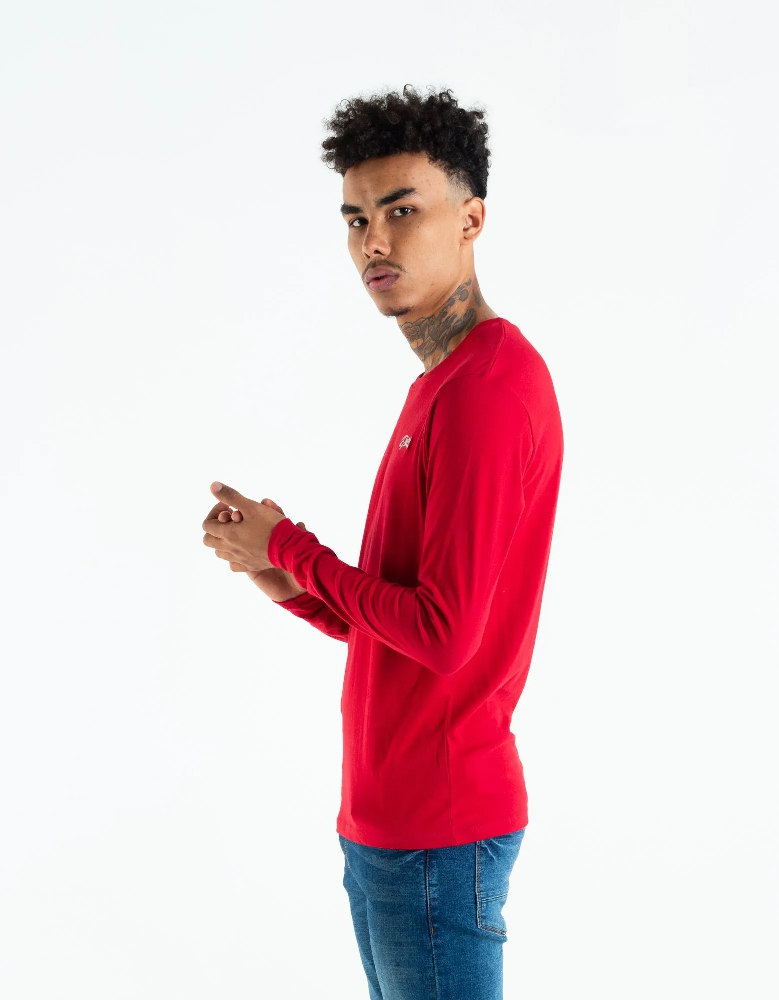 Basic Nilo L/S Tee Barbados Cherry