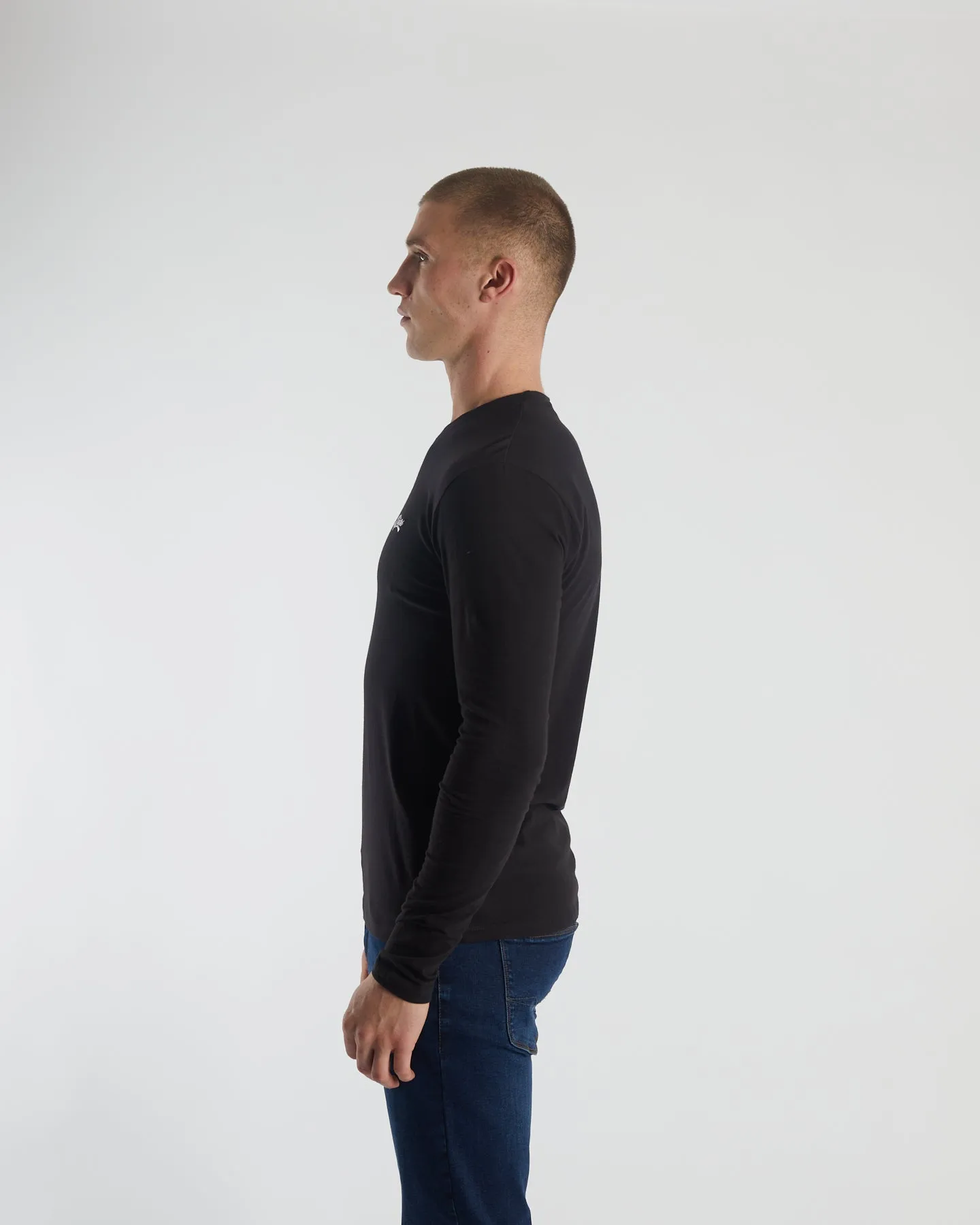 Basic Nilo  L/S Tee Black