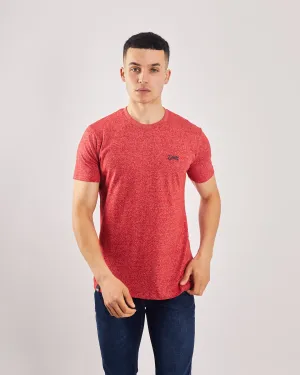 Basic Sky O Neck Tee Barbados Cherry