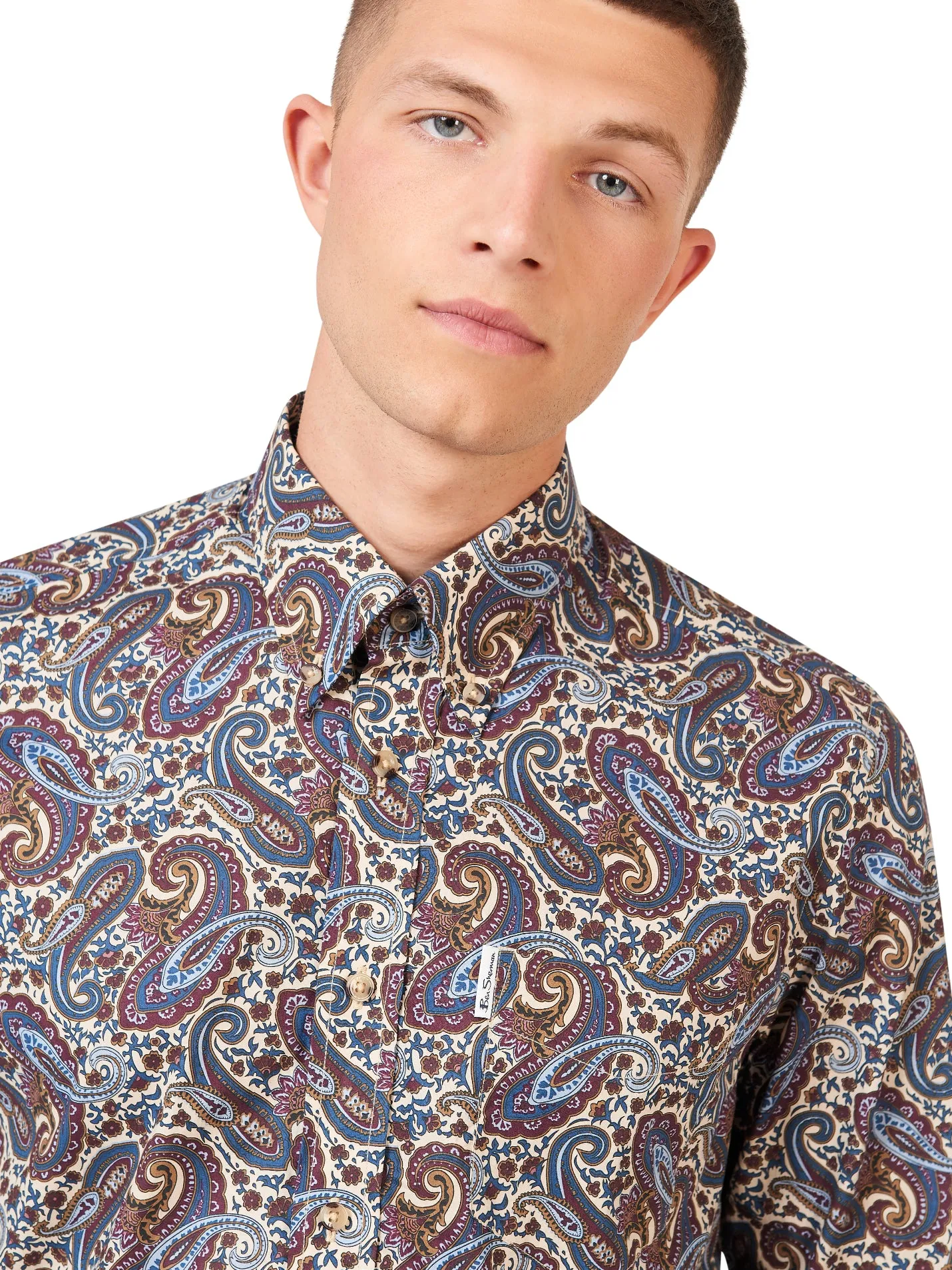 Ben Sherman Mens Paisley Print