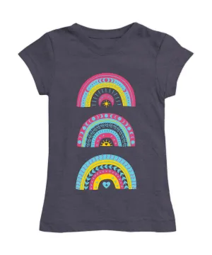 Boho Rainbows Fitted Tee