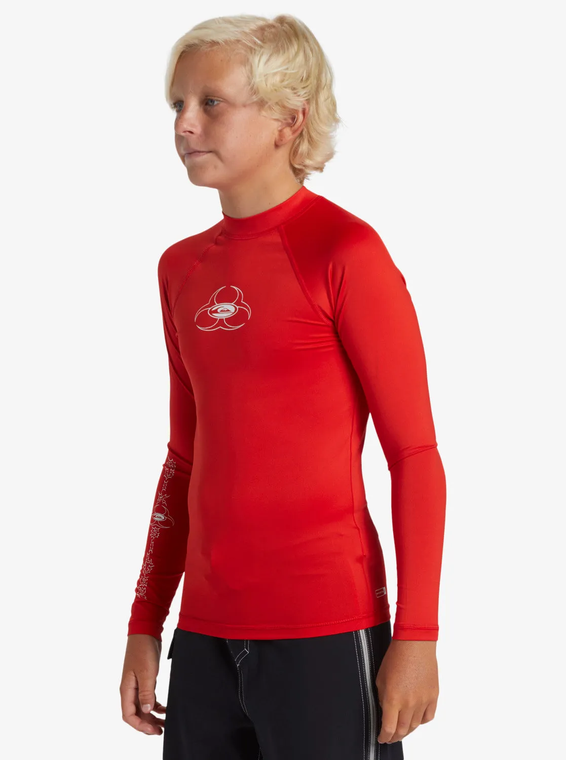 Boys 8-16 Saturn UPF 50 Long Sleeve Surf Tee - High Risk Red