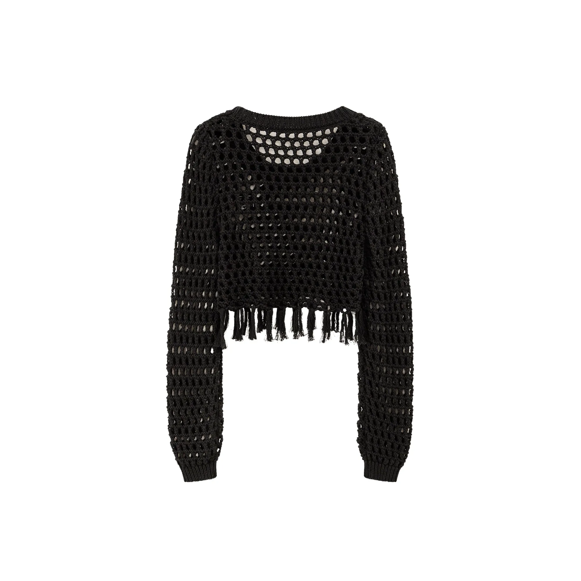 Charismatic Persona Cropped Knit Top