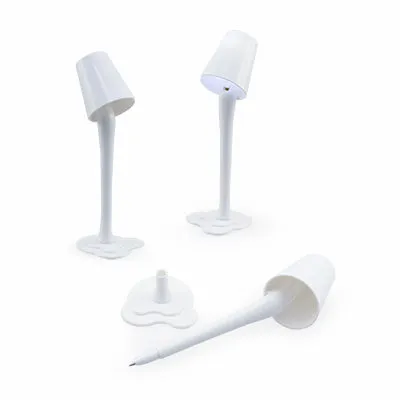 Cryptic Pen With Light Stand (White)