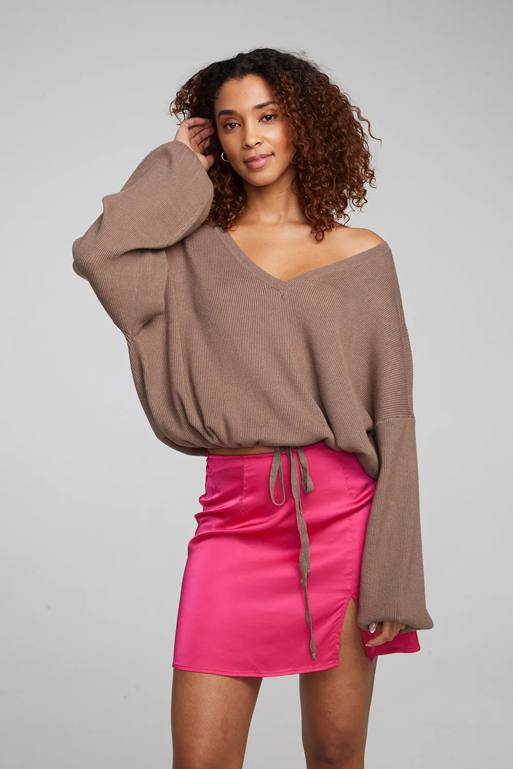 Diamond Deep Taupe Long Sleeve