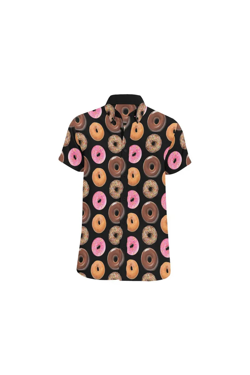 Doughnut Care Men's Short Sleeve Shirt/Large Size