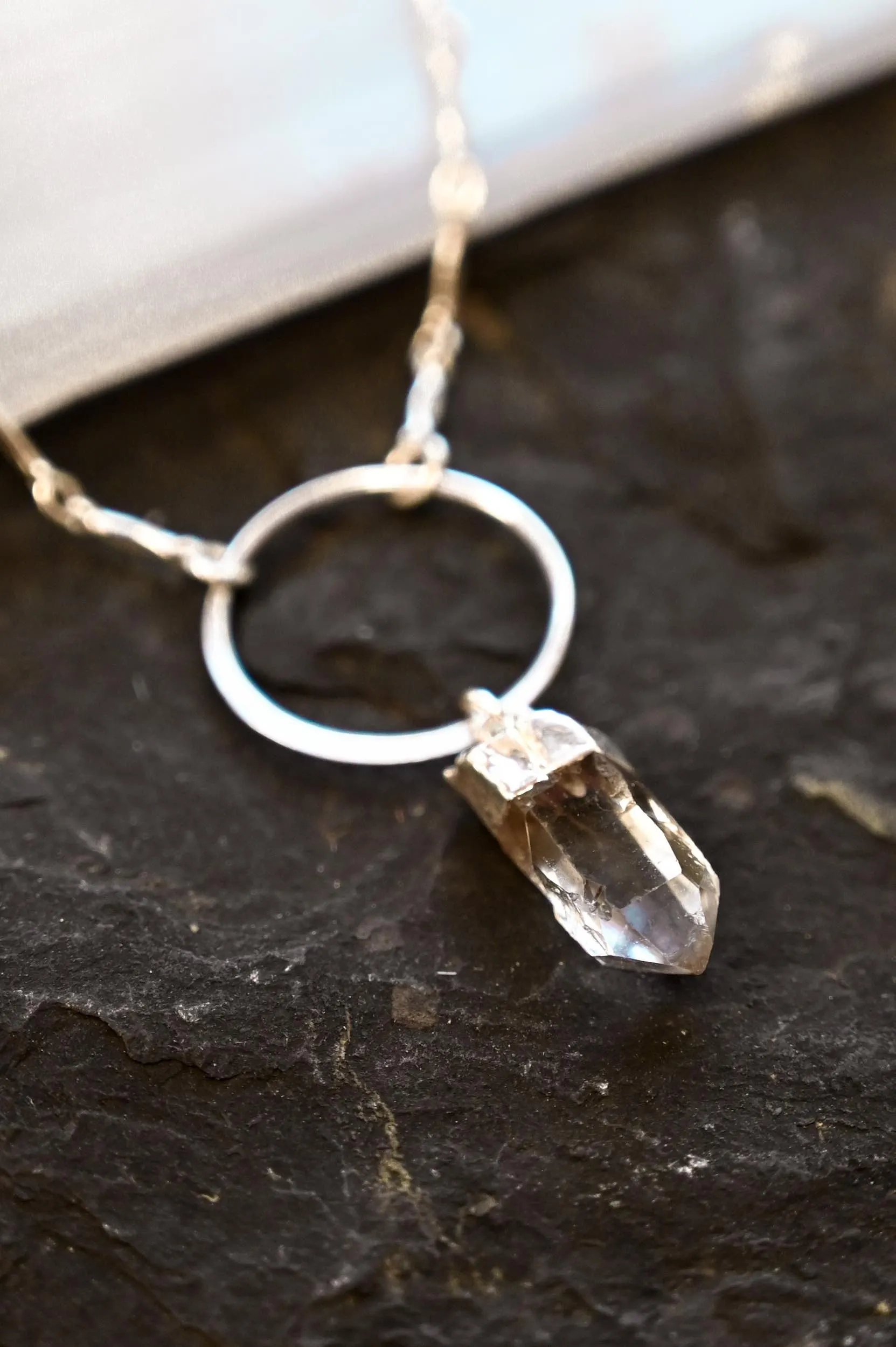 Dream Chaser Quartz Silver Necklace