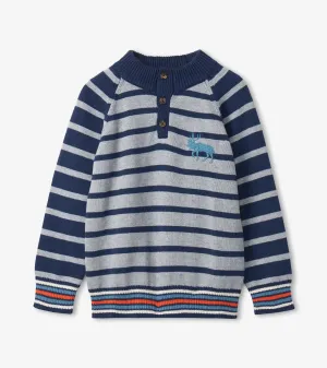 Elk Stripes Mock Neck Sweater | Hatley