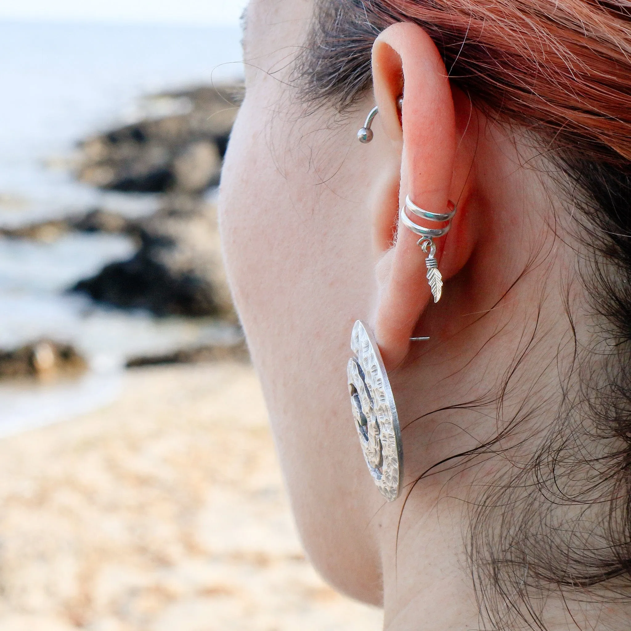 Feathers and more Ear Cuff