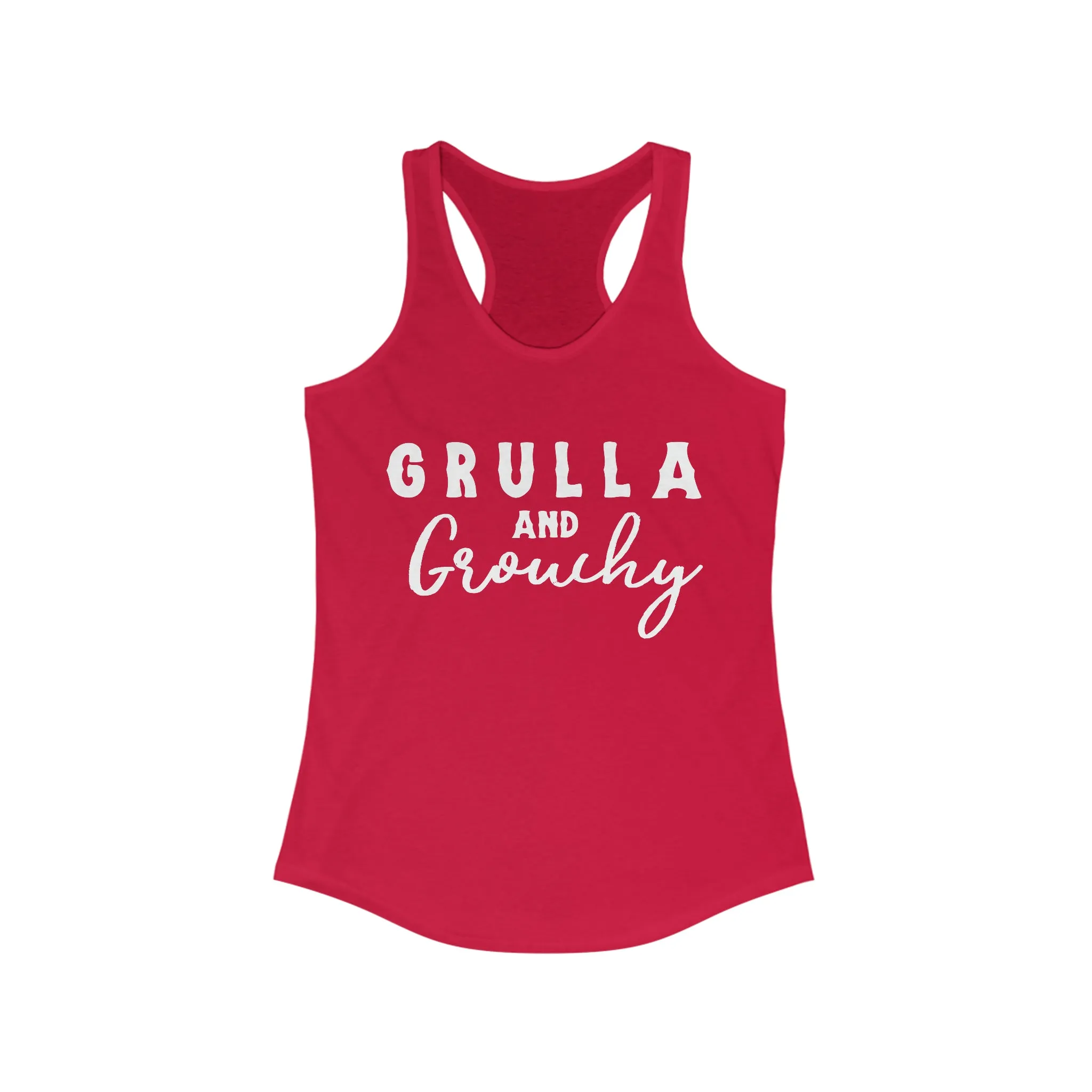 Grulla & Grouchy Racerback Tank