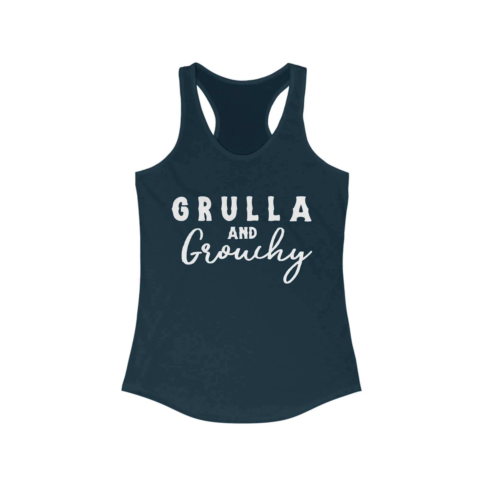 Grulla & Grouchy Racerback Tank