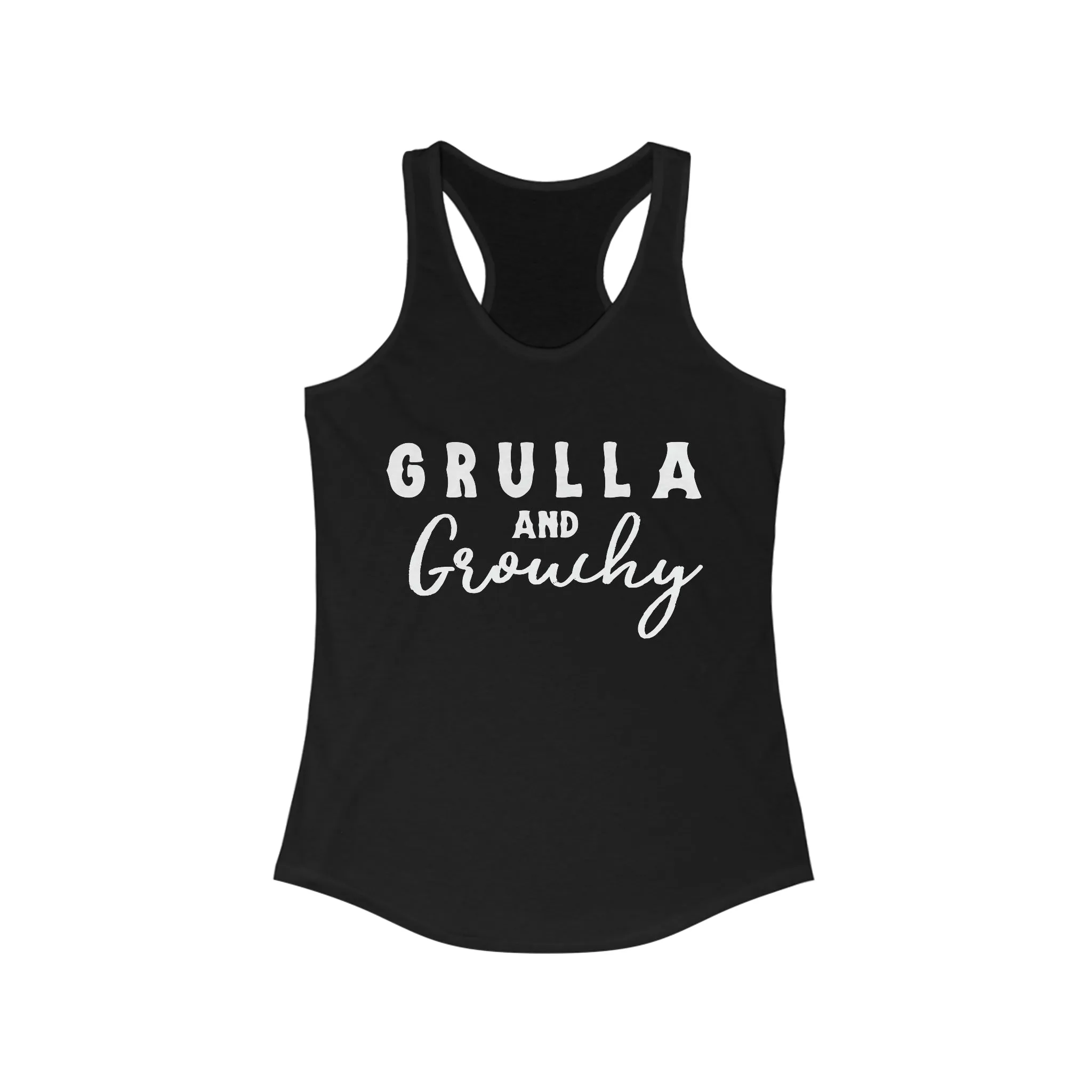 Grulla & Grouchy Racerback Tank