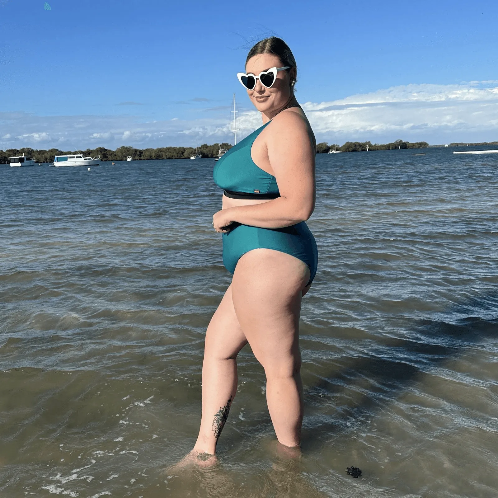 Hasta La Vista Bikini Bottoms - Teal