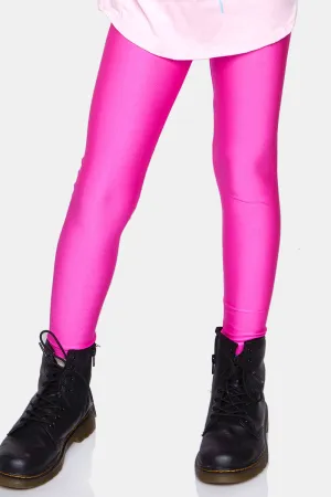 High Shine Long Legging - Pixie Pink