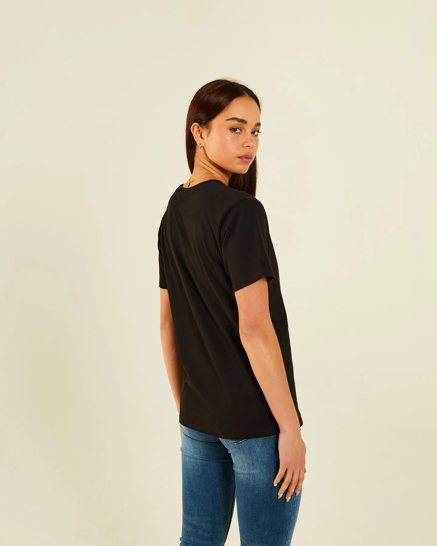 Jada Basic O Neck Black