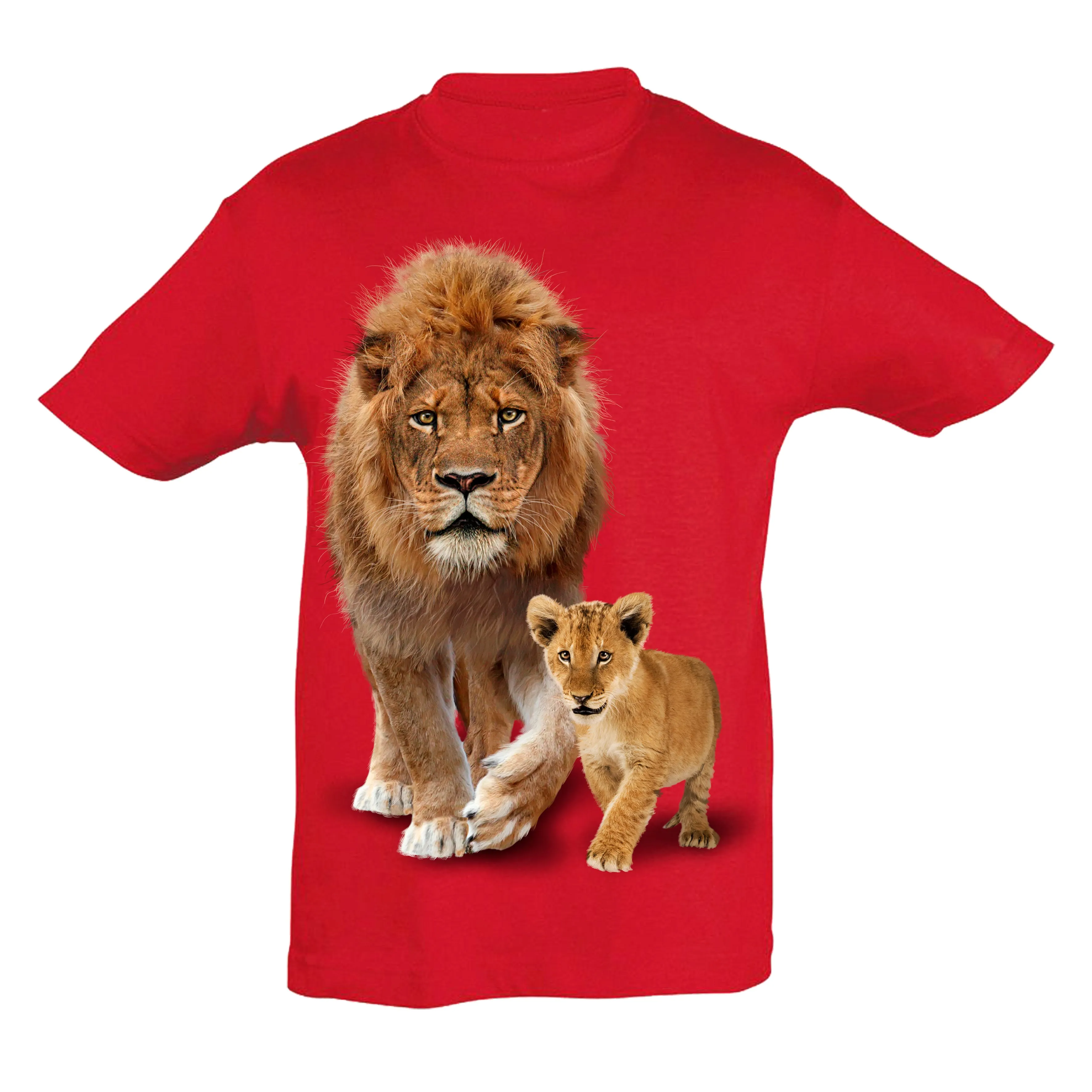 Lion & Cub Walk T-Shirt Kids