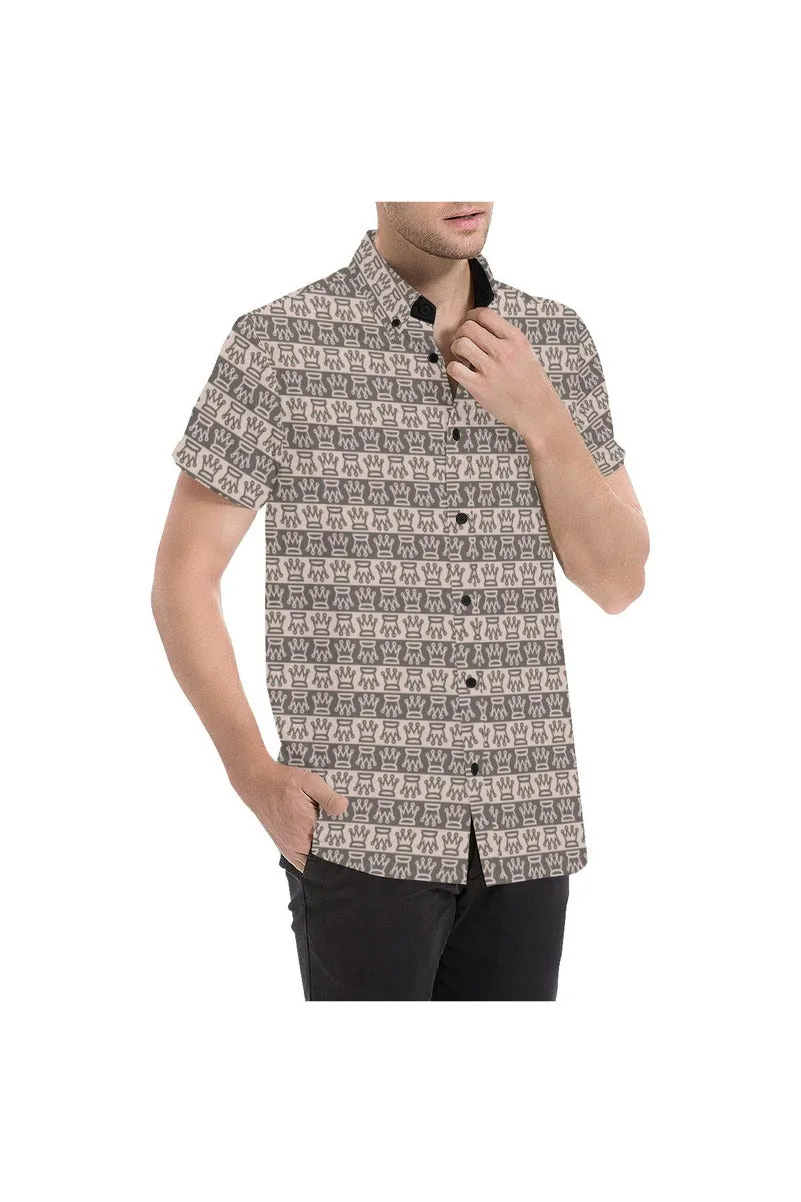 Prince Charming Men's All Over Print Short Sleeve Shirt