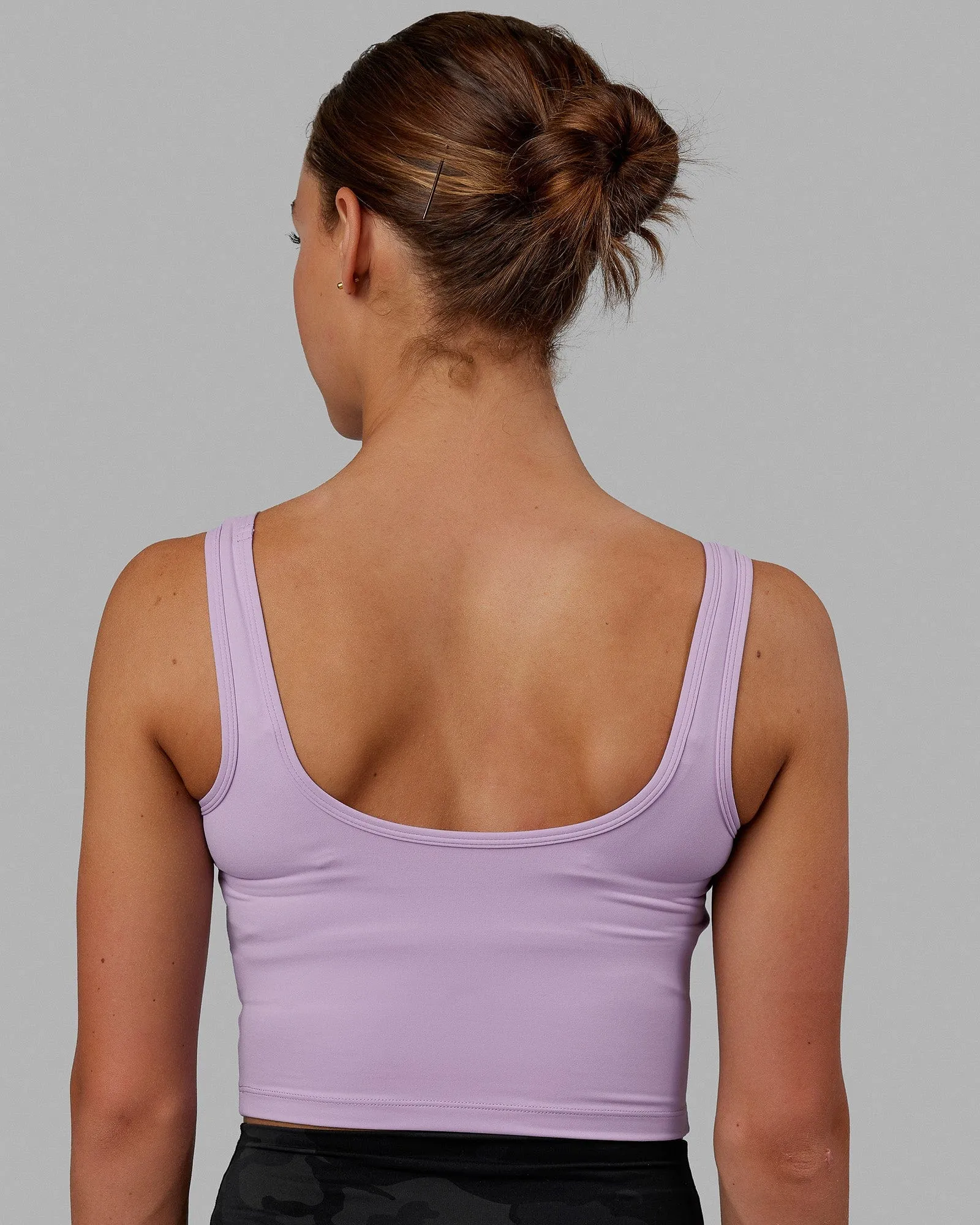 Staple Active Cropped Tank - Pale Lilac