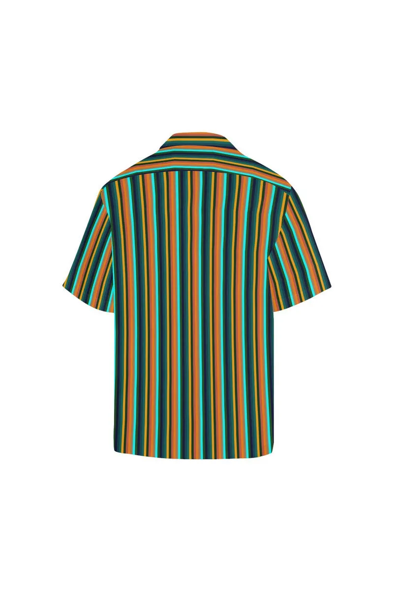 Tropical Stripes Hawaiian Shirt