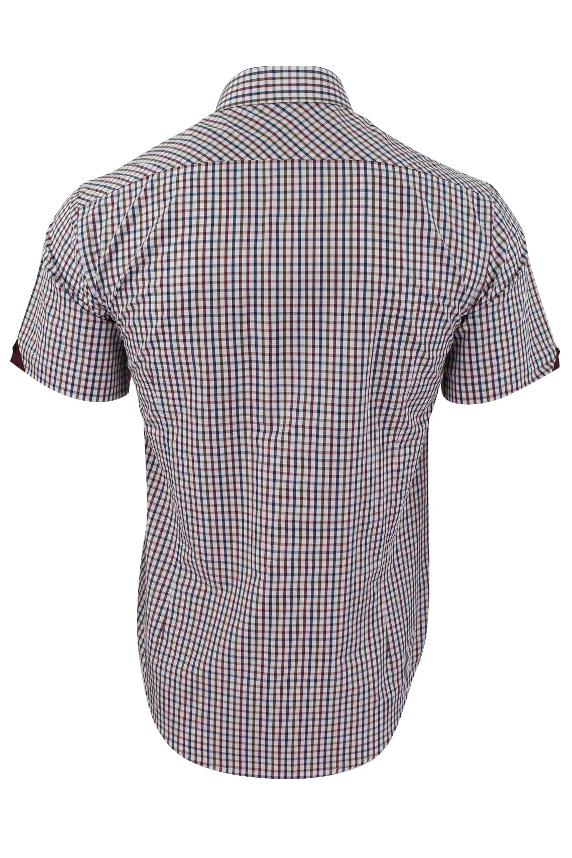 Xact Mens Check Shirt Short Sleeves